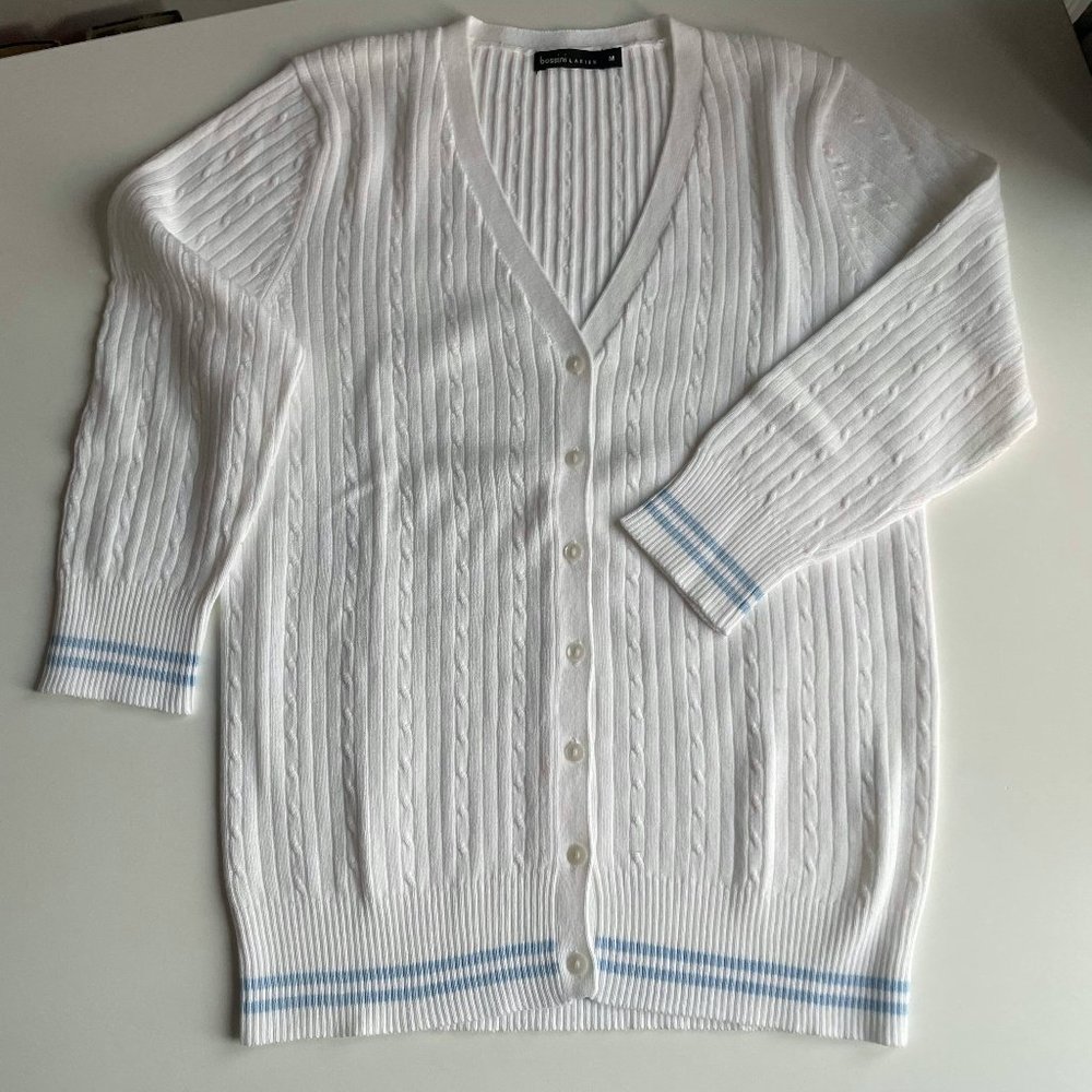 White Bossini Cardigan
